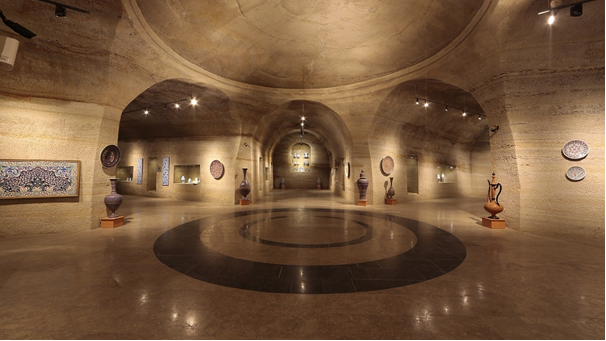 Kapodokya’da yeraltı seramik müzesi 