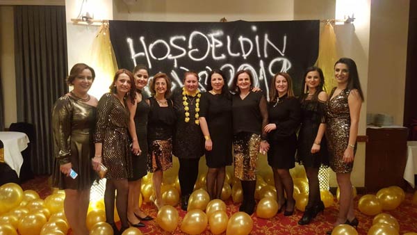 Trabzon'da Kadın Sağlıkçılardan yeni yıl partisi