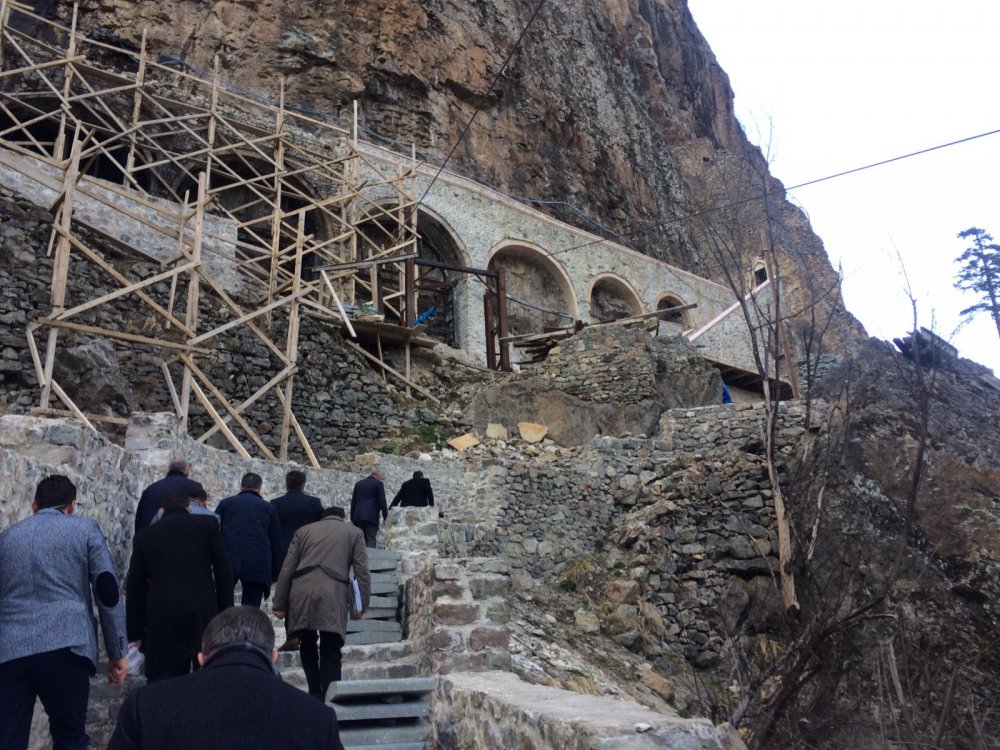Bakan Ersoy Sümela Manastırı 2. etabın açılış tarihini verdi!