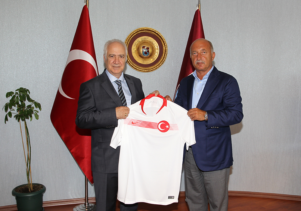 TFF'den Trabzonspor'a ziyaret - Önemli karşılaşmayı konuştular