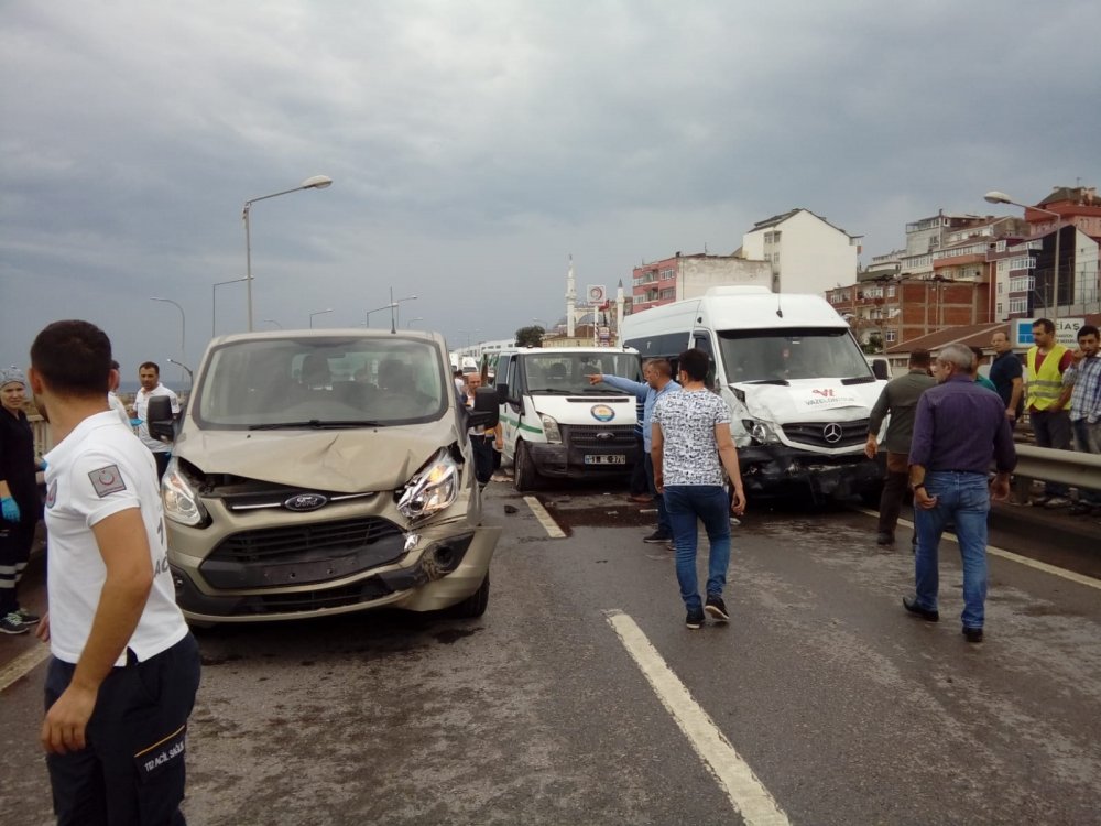 Trabzon'da bir kaza daha: 5 yaralı