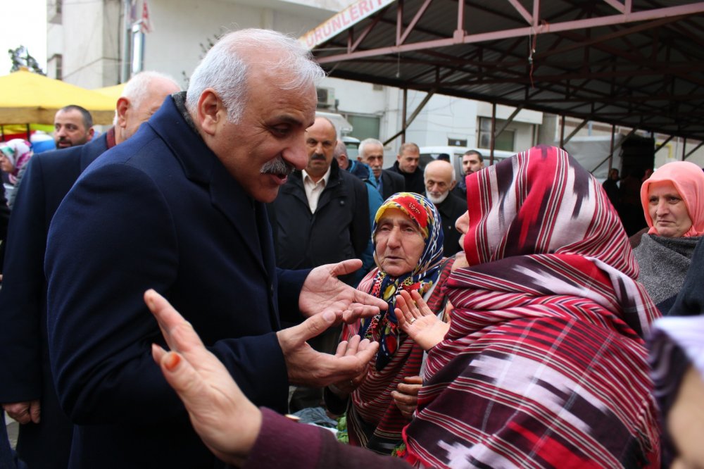 Murat Zorluoğlu Sürmene'de destek istedi: Seçime günler kala her saatin önemi var