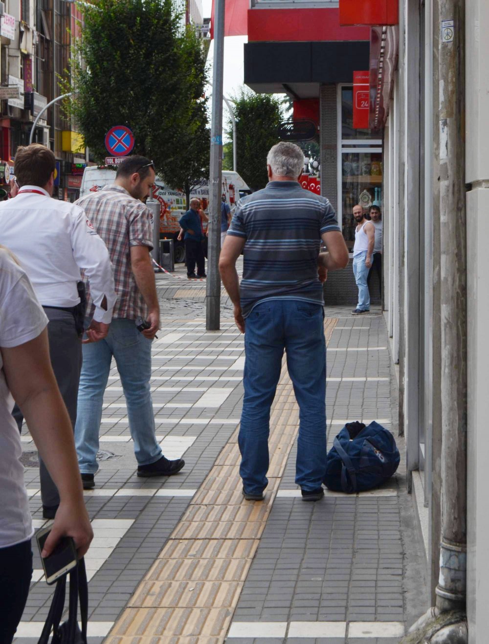 Trabzon'da şüpheli çanta paniği