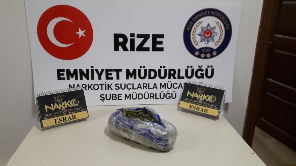 Rize'de uyuşturucu operasyonu - 3 kişi gözaltına alındı