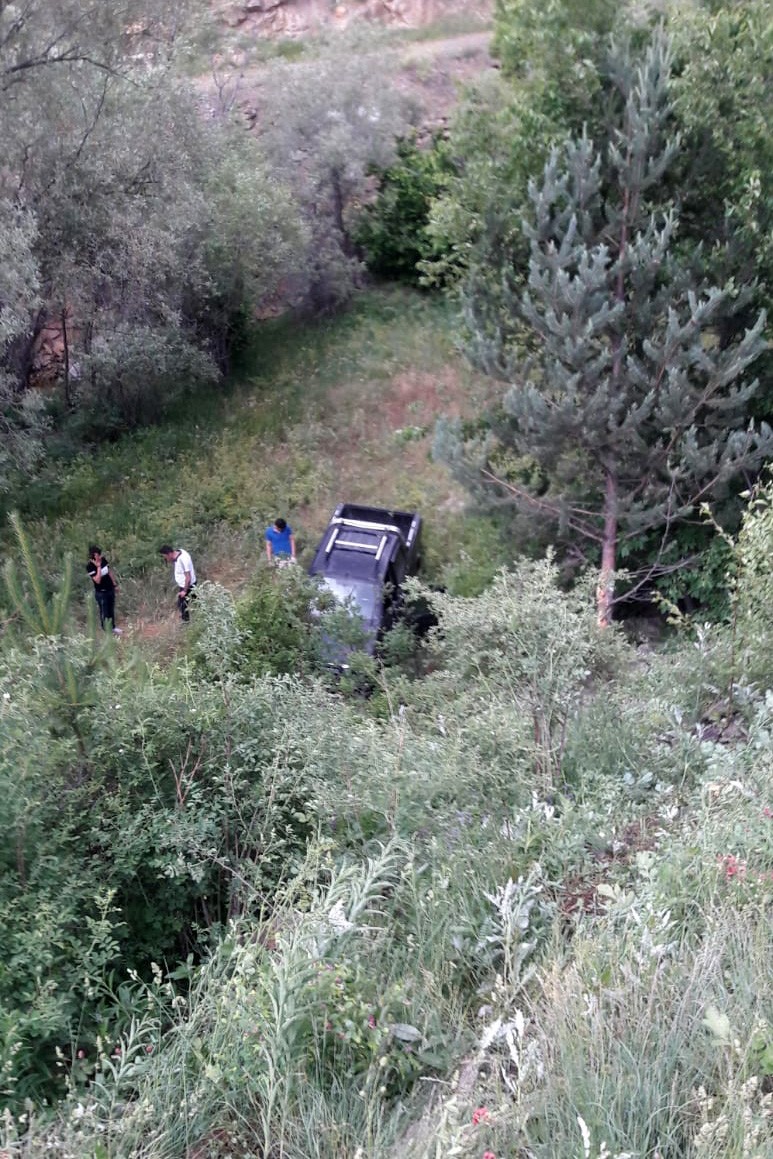 Trabzon plakalı araç dereye uçtu - 3 yaralı