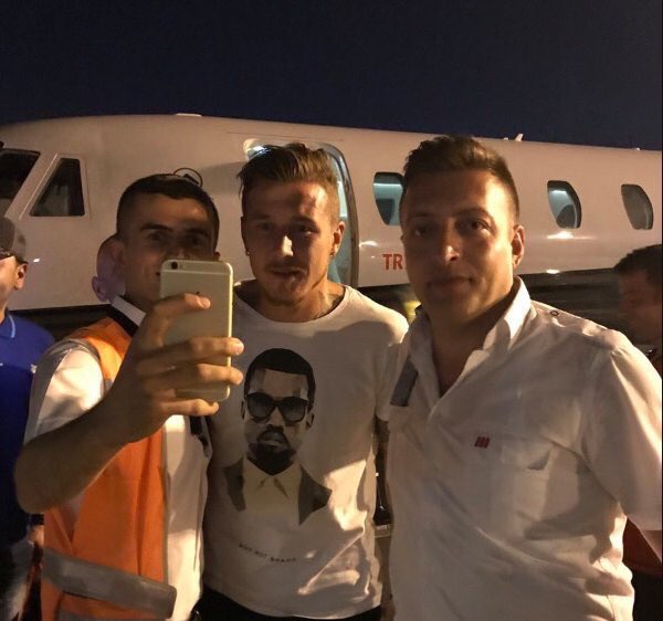 Trabzonspor'un yeni transferi Kucka Türkiye'de