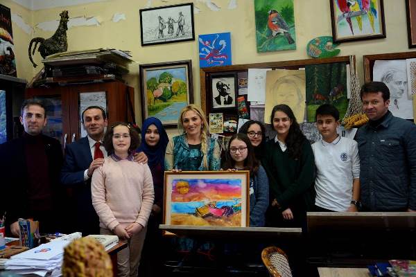 Şengül Yavuz'dan Trabzon Bilim ve Sanat Merkezine ziyeret