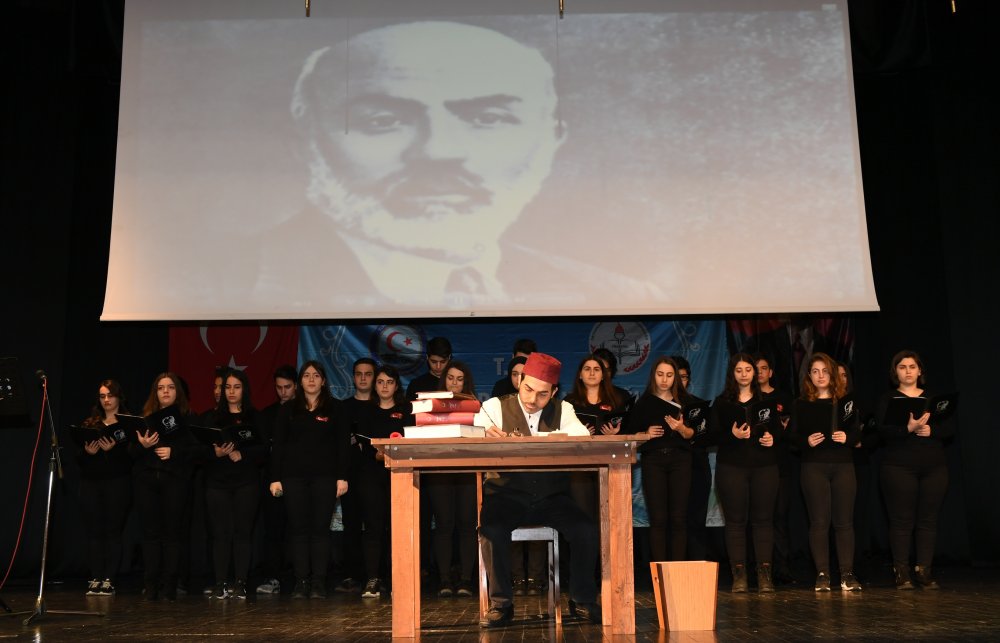Trabzon'da istiklal Marşı etkinliği