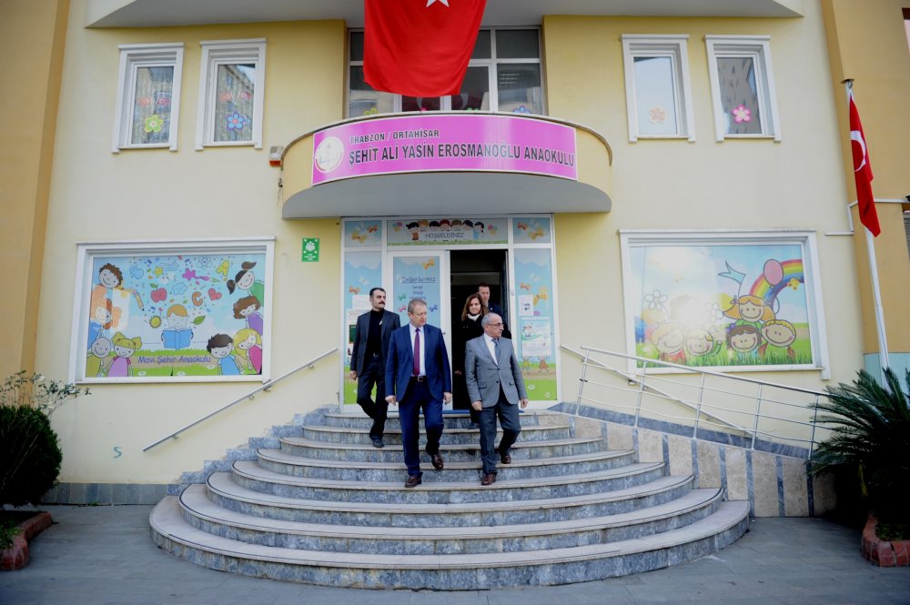Vali Yavu'dan Trabzon'da okullara inceleme