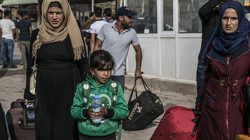 Suriyelilerin güvenli bölgelere dönüşleri sürüyor