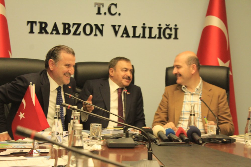 3 Bakan Trabzon Valiliği'nde - Trabzon projeleri tanıtıldı