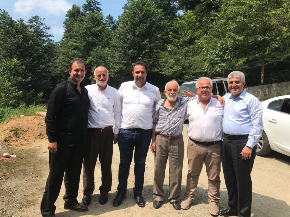 AK Partili Adnan Günnar ilçe ziyaretlerinde 