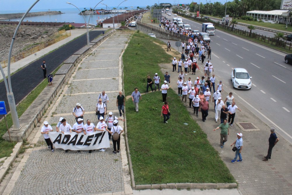 Trabzon'da adalet yürüyüşü