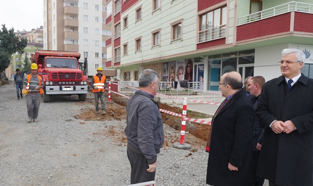 Trabzon'da o mahalle doğalgaza kavuşuyor