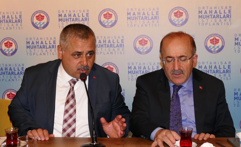 Trabzon Muhtarlarla masaya yatırıldı