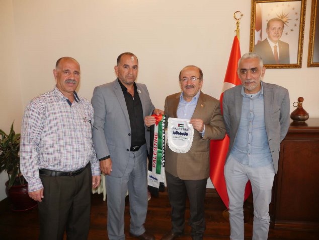 Filistin'den gelen spor heyeti Trabzon'da