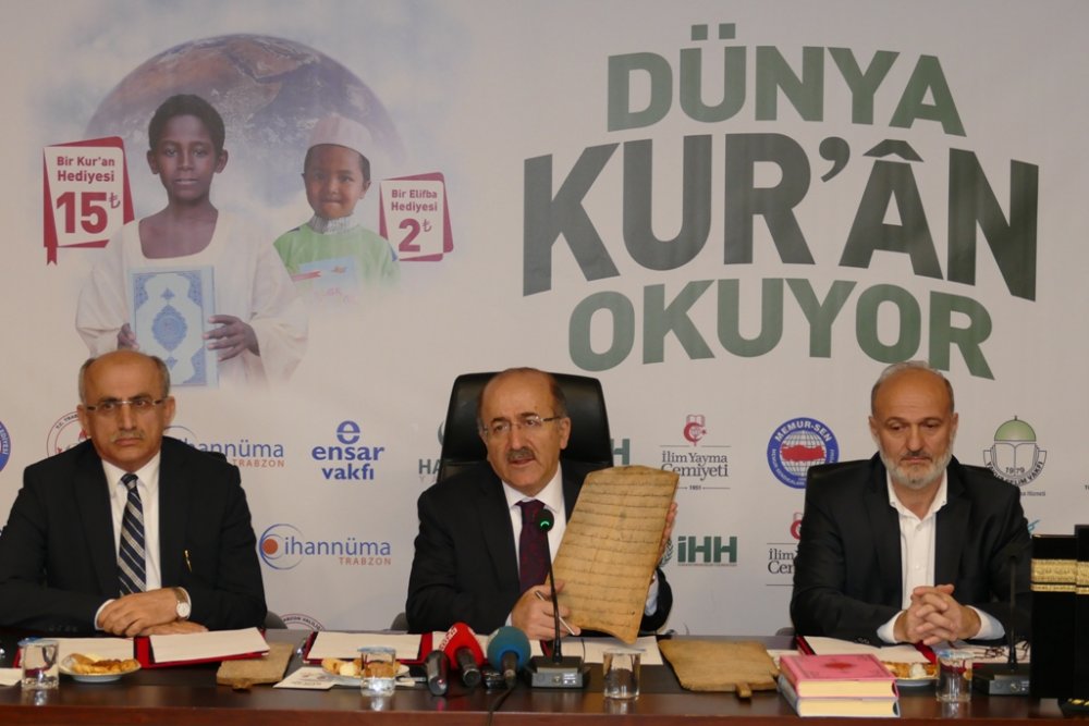 Trabzon'dan 61 bin  adet Kur’an-ı Kerim...