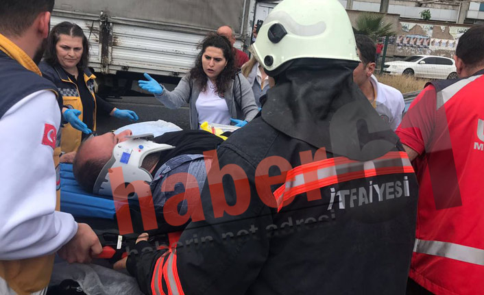 Trabzon'da kaza! Önce midibüse sonra otobüse çarptı: 1 yaralı