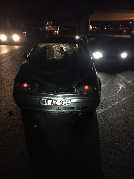 Trabzon'da kaza! Araç yayaya çarptı 1 kişi öldü