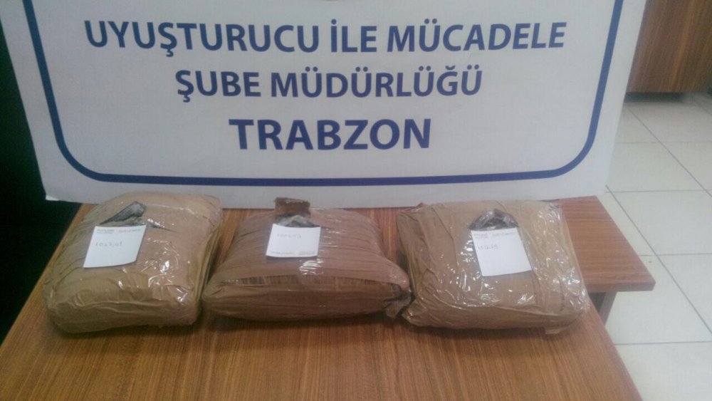 Trabzon'da Uyuşturucu operasyon: 3 Faslı yakalandı