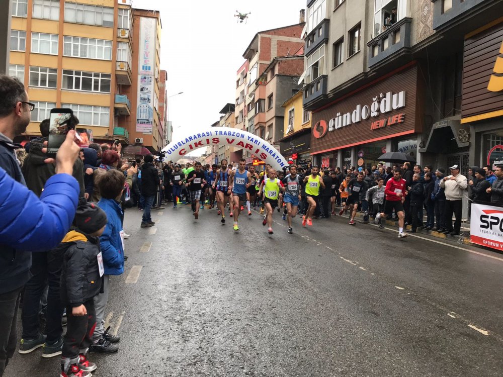 38’inci Uluslararası Trabzon Yarı Maratonu başladı