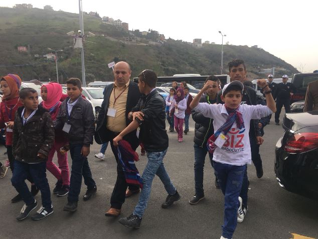 Şanlıurfalı öğrenciler Trabzonspor maçında