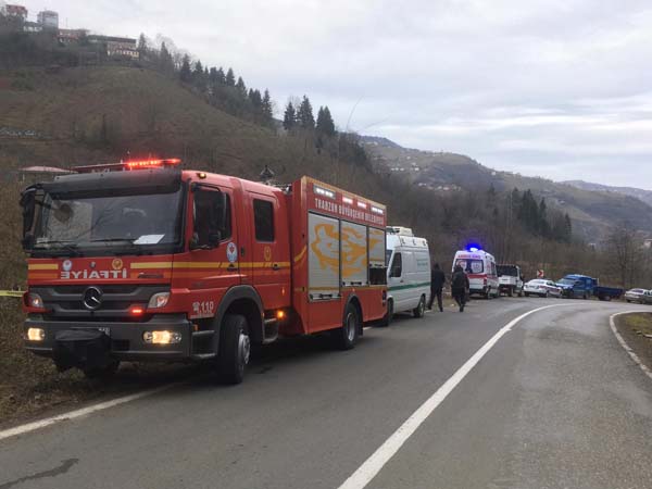 Trabzon'da feci kaza: 1 kişi öldü