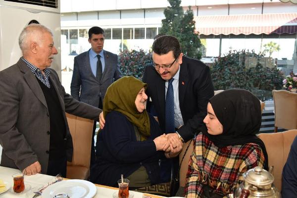 Genç, şehit ve gazi ailelerine seslendi