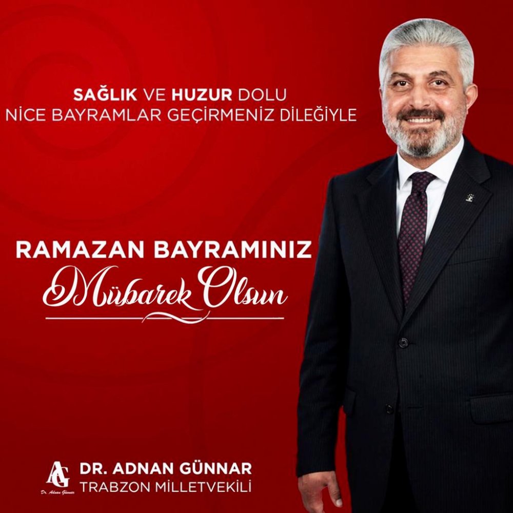 Adnan Günnar'dan Ramazan Bayramı mesajı