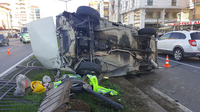 Trabzon'da feci kaza: 3 yaralı 