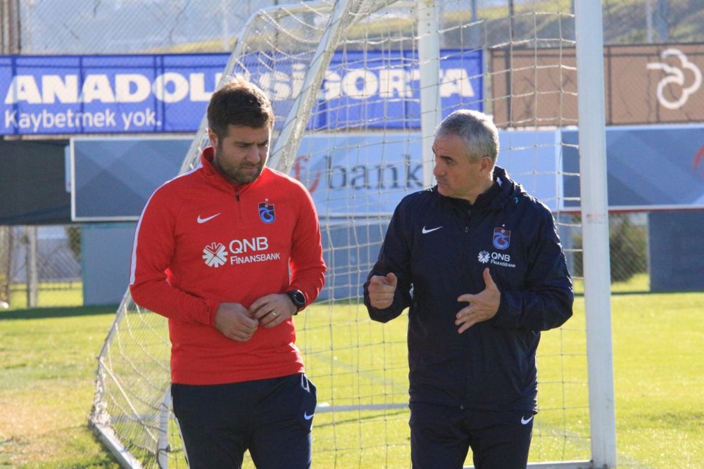 Trabzonspor iki grup halinde çalıştı