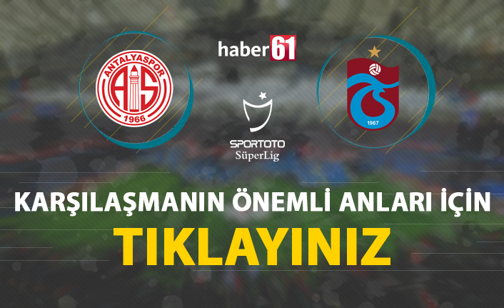 Trabzonspor Zirveden 1-1 uzaklaşıyor