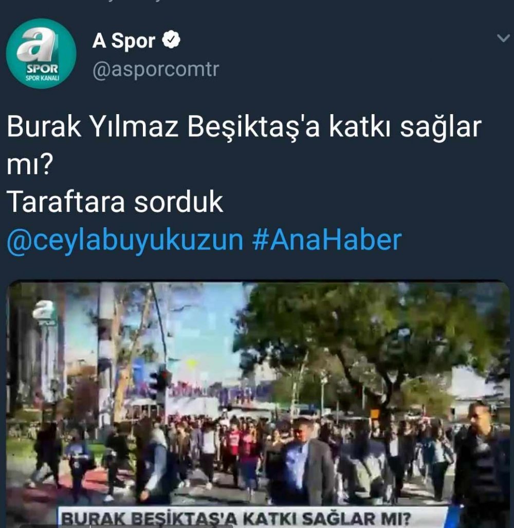 Trabzonspor taraftarından A Spor'a tepki!