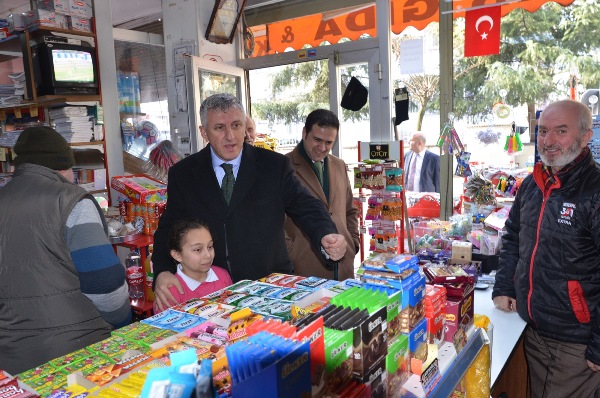Başkan Sarıalioğlu’ndan esnaf ziyareti