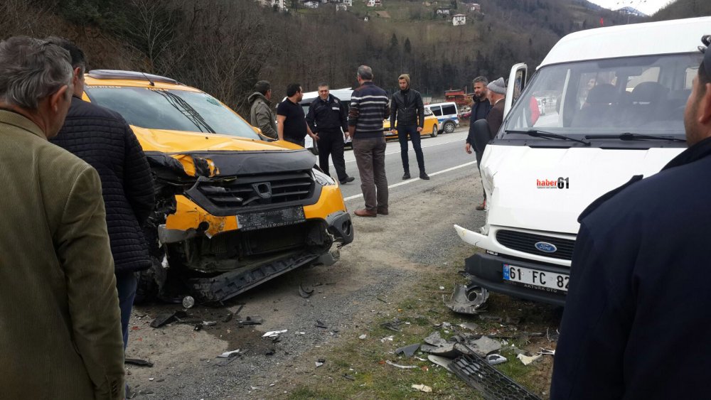 Trabzon'da kaza:1 yaralı