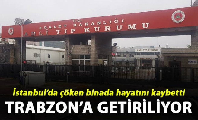 Kartal'da çöken bina Trabzonlu aileyi yıktı