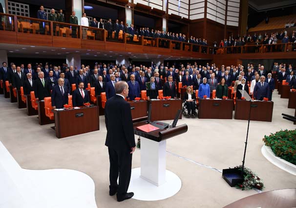 TBMM'de yeni yasama dönemi başladı: Cumhurbaşkanı Erdoğan konuştu