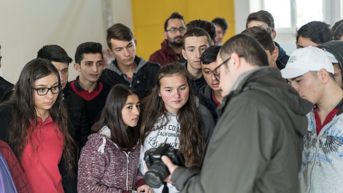 Öğrencilere fındık temalı fotoğrafçılık kursu verildi