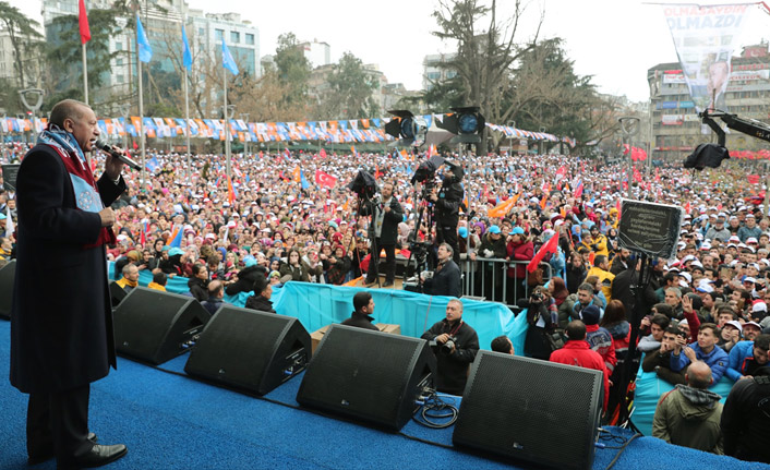 Cumhurbaşkanı Erdoğan Trabzon'da konuştu