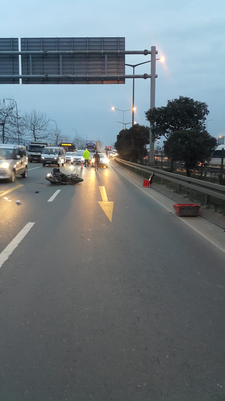 Trabzon'da motosiklet kazası!