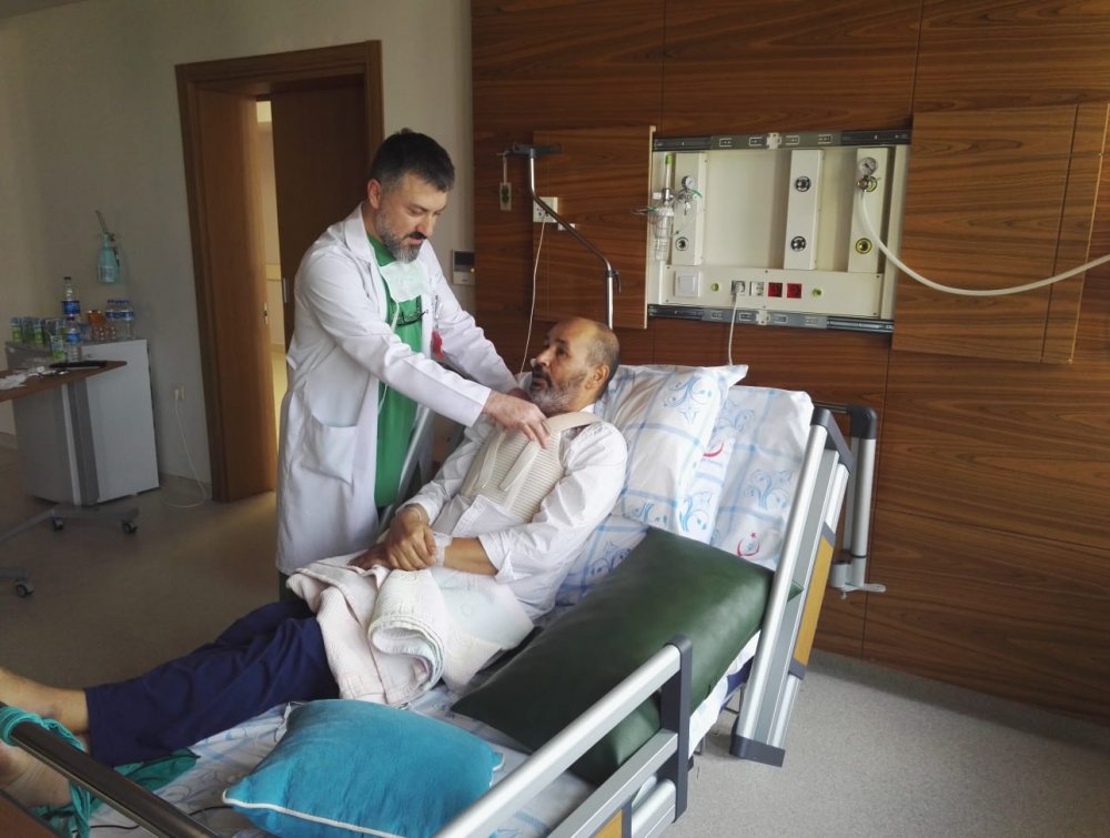 Arabistan’dan geldi kendini Trabzon’da doktorlara emanet etti