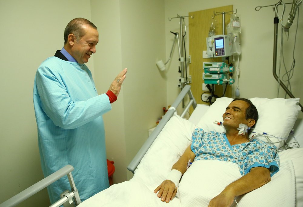 Naim Süleymanoğlu'na Erdoğan'dan ziyaret