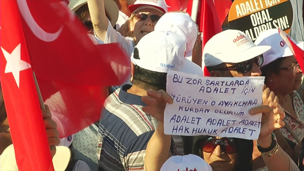Kemal Kılıçdaroğlu'nun Adalet Yürüyüşü sona erdi!