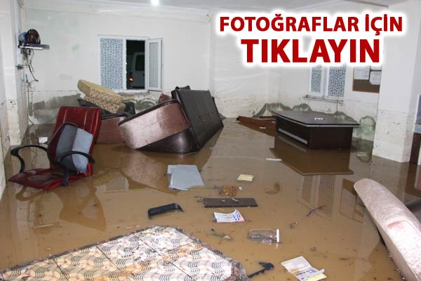 Trabzon'da sel - Heyelan oldu, su bastı