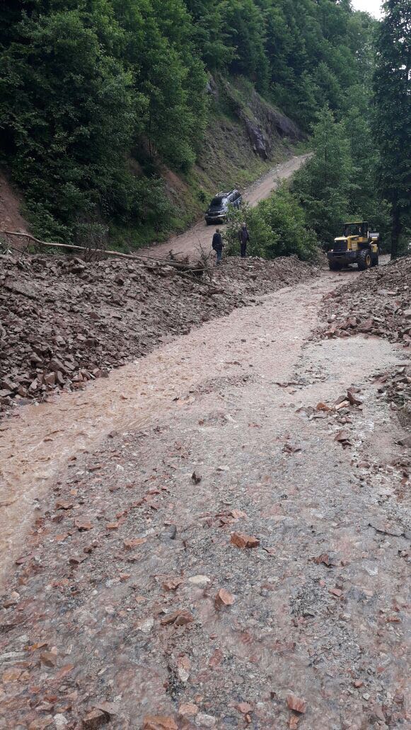 Trabzon'da Heyelanlar alanlarda çalışma başladı