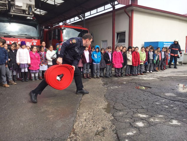Trabzon'da Yangın eğitimleri sürüyor