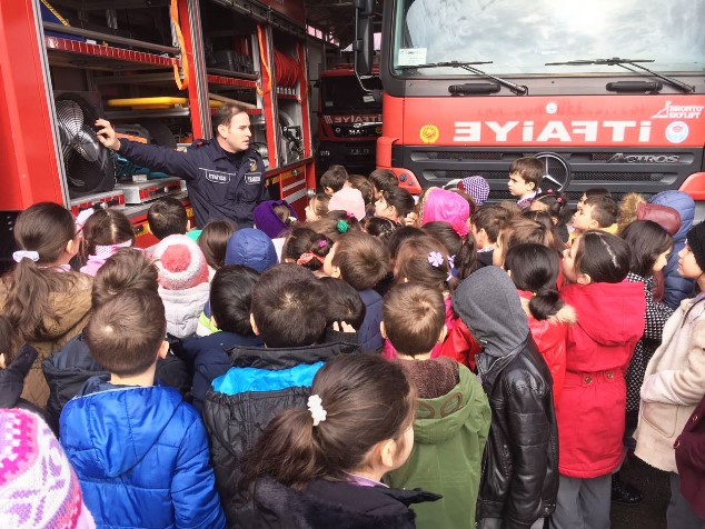 Trabzon'da Yangın eğitimleri sürüyor