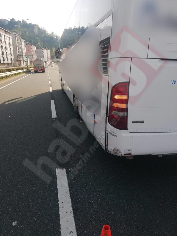 Trabzon’da kaza 2 yaralı
