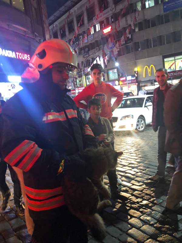 Trabzon'da itfaiyeyi seferber eden olay