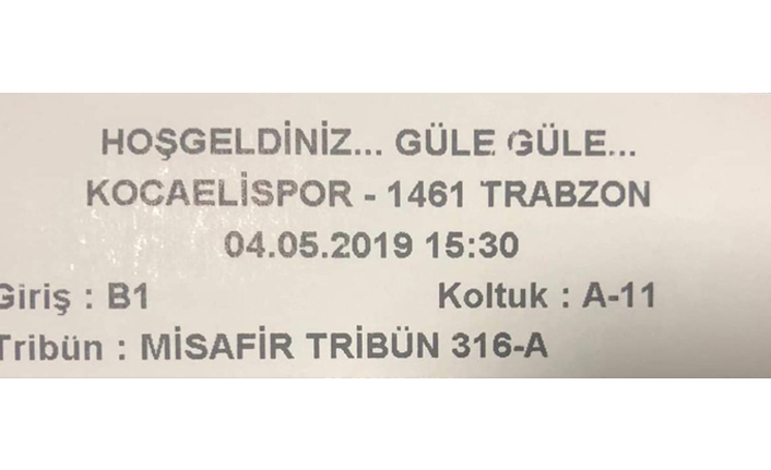 Kocaelispor'dan 1461 Trabzon'a ayıp!